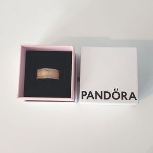 Pandora RoseGold Ring Size 52